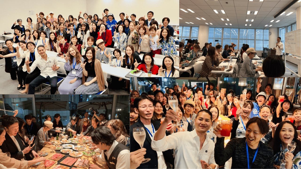 NEXT LEVEL東京合宿の集合写真と懇親会